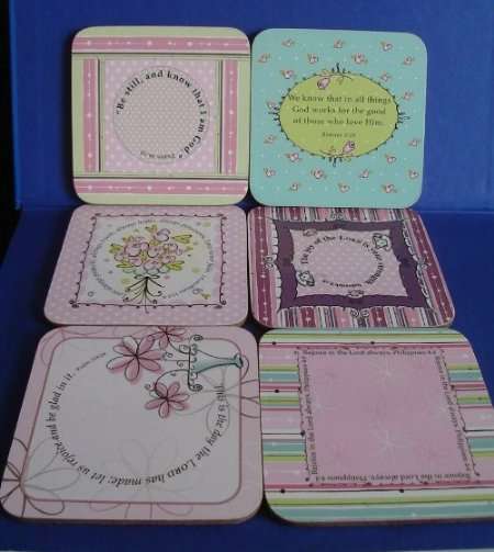COASTER SET - CHRISTIAN ART GIFTS from BLISFUL