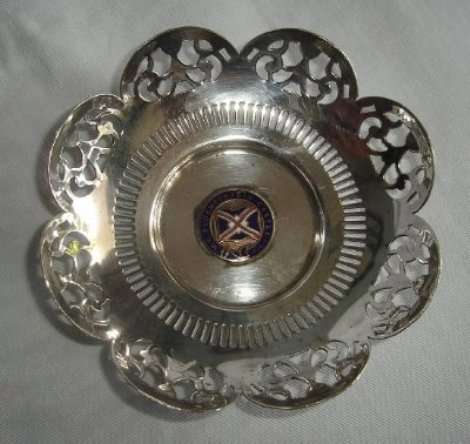 CRESTED M.V. BLOEMFONTEIN CASTLE PIERCED BON BON DISH from BLISFUL