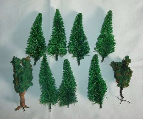 HO SCALE MODEL TREES from BLISFUL