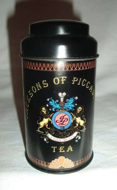 JACKSONS OF PICCADILLY TEA TIN from BLISFUL