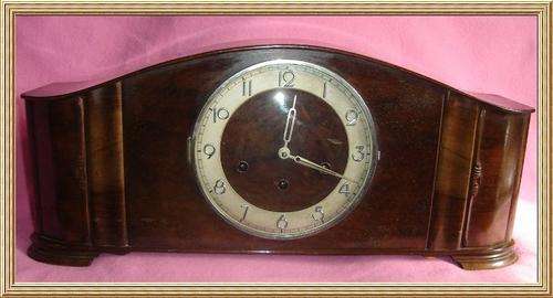 1930's ERA DECO GERMAN MANTEL CLOCK from BLISFUL