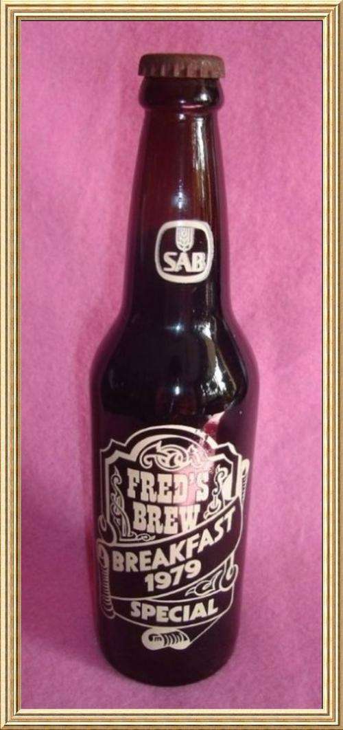 VINTAGE SEALED 1979 SAB FRED'S BREW BREAKFAST SPECIAL from BLISFUL