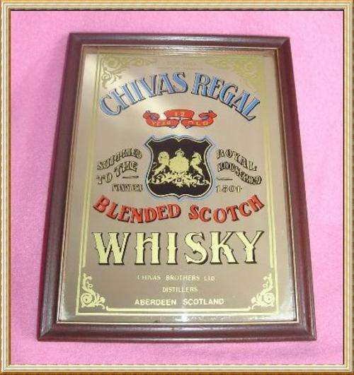 PUB MIRROR - CHIVAS REGAL 12 YEAR OLD  -  from BLISFU;L