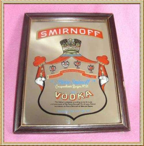 PUB MIRROR - SMIRNOFF VODKA  from BLISFU;L