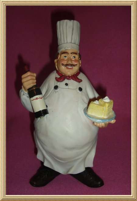 CERAMIC " RATATOUILLE " the CHEF FIGURINE from BLISFUL