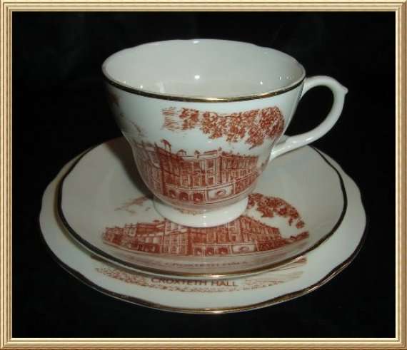 LIVERPOOL RD POTTERY FINE BONE CHINA " CROXTETH HALL " TRIO from BLISFUL
