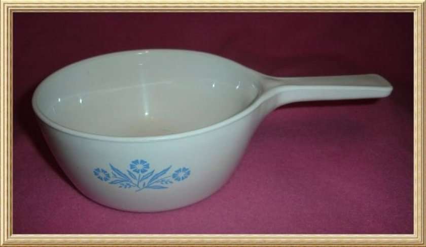 USA - CORNINGWARE " CORNFLOWER BLUE " Menu Ette Skillet Saucepan from BLISFUL