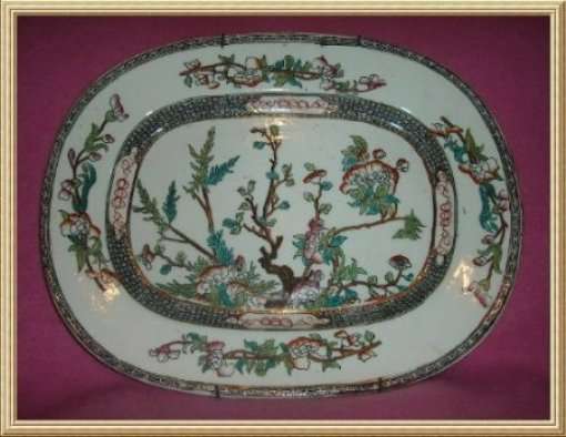 COALPORT INDIAN TREE PLATTER wall hanging from BLISFUL
