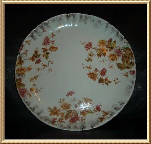 CHRYSANTHEMUM CHINA WALL PLATE from BLISFUL