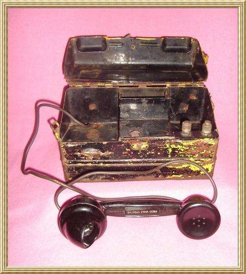 VINTAGE METAL ENCASED RAILWAY TELEPHONE from BLISFUL