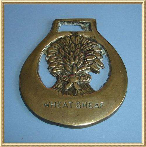 WHEAT SHEAF HORSE BRASS from BLISFUL