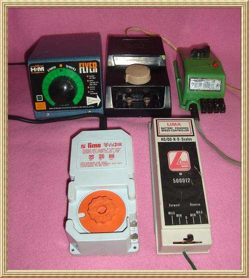 5piece  Flyer / Fleischmann / Lima Transformer + Lima Speed Controller from Blisful