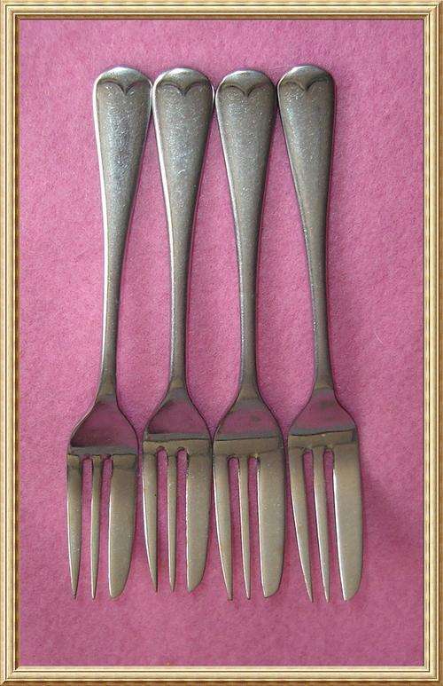 4 x Rat Tail Cake Forks from Blisful