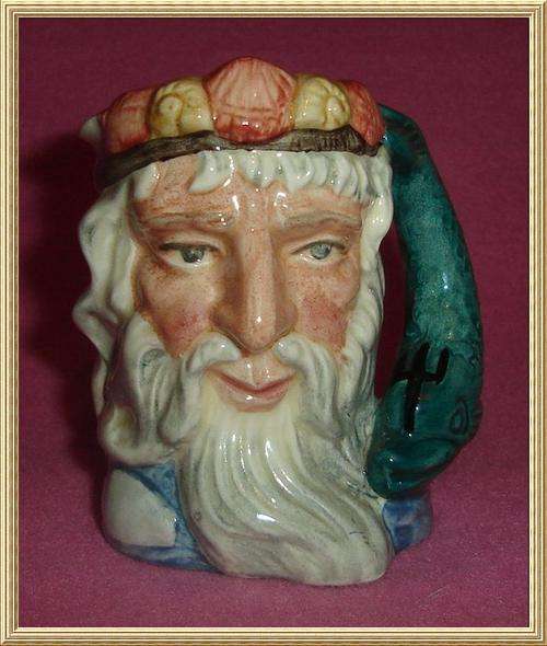 c1960 Royal Doulton Character Jug Neptune D6552 small from Blisful