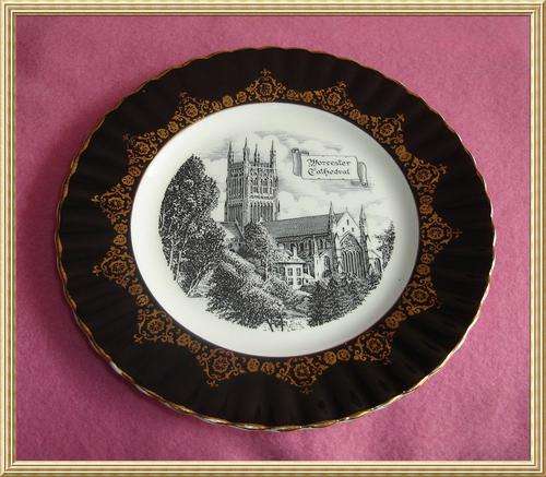 Worcester Cathedral Porcelain Plate from Blisful