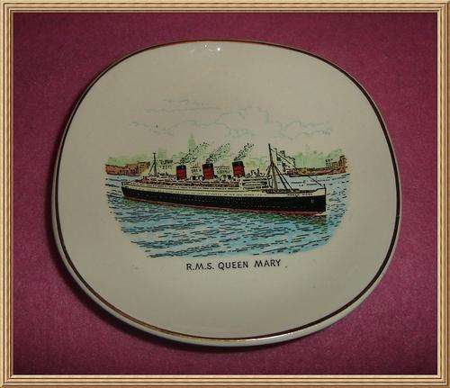 1936 - 1967 R.M.S. Queen Mary Plate from Blisful
