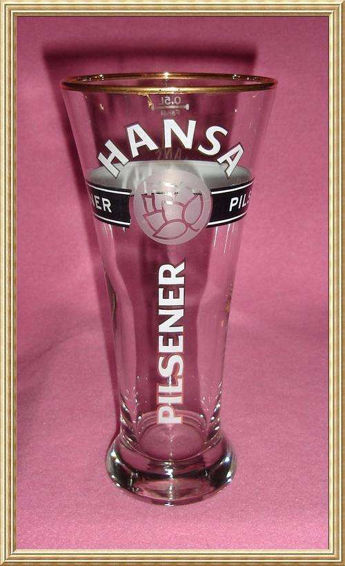 Large Hansa Pilsener Glass - 0.5lt from Blisful