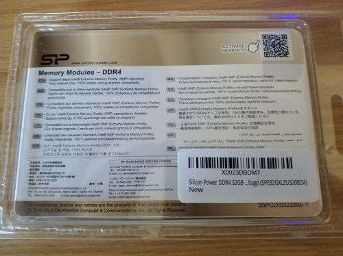 Silicon Power DDR4 3200 CL16 32GB (2x 16GB)