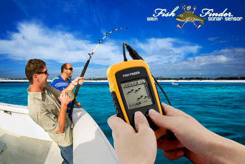 FISH FINDER DEPTH FINDER Pocket Size Ice Sonar