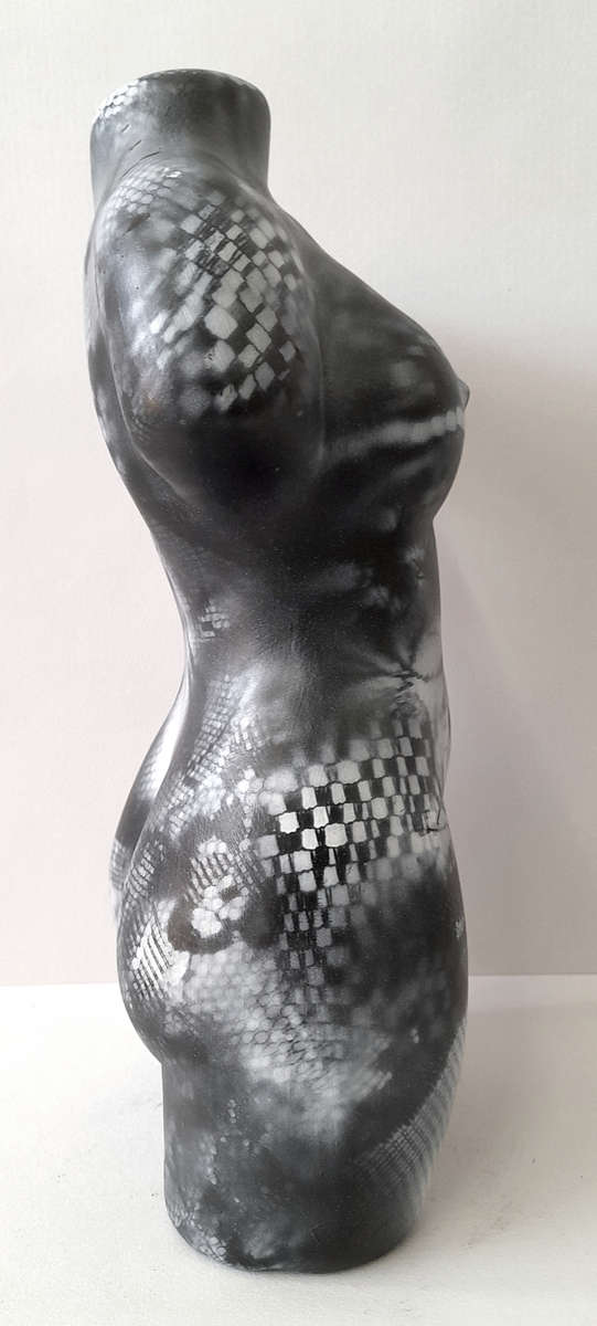 Hilton Edwards Abstract Art - ceramic female torso