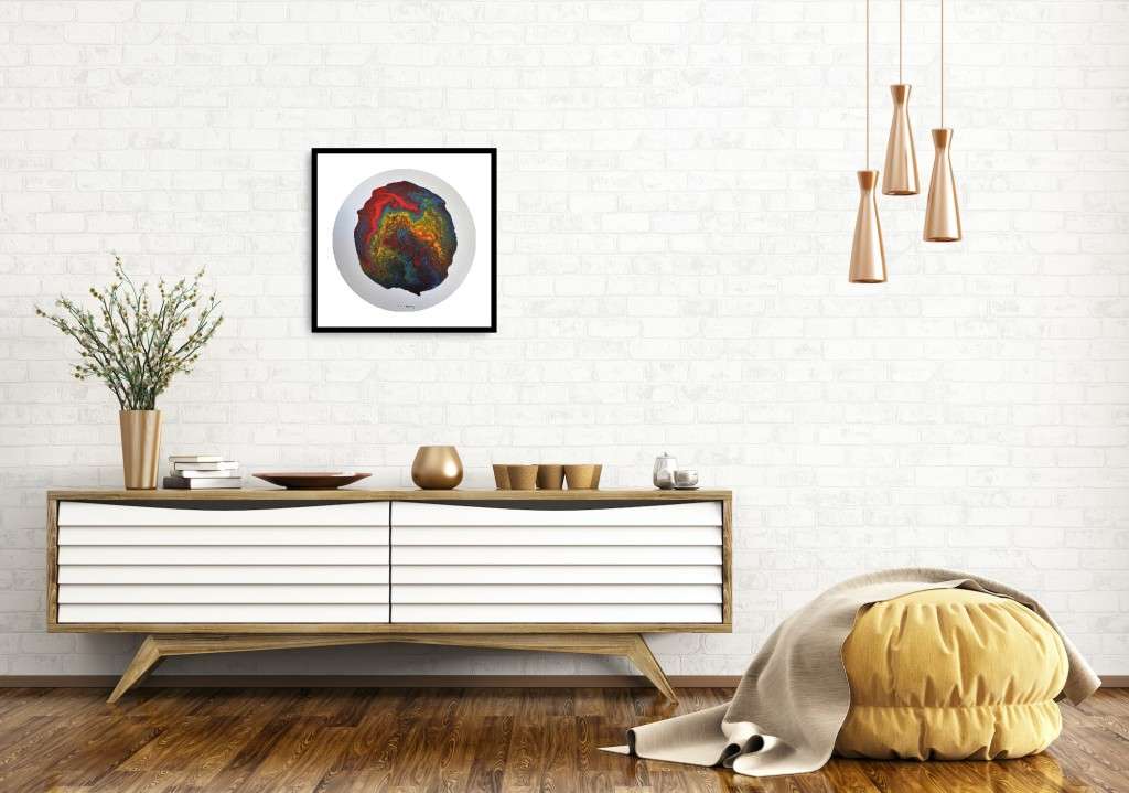 Hilton Edwards Abstract Art Painting - tondo