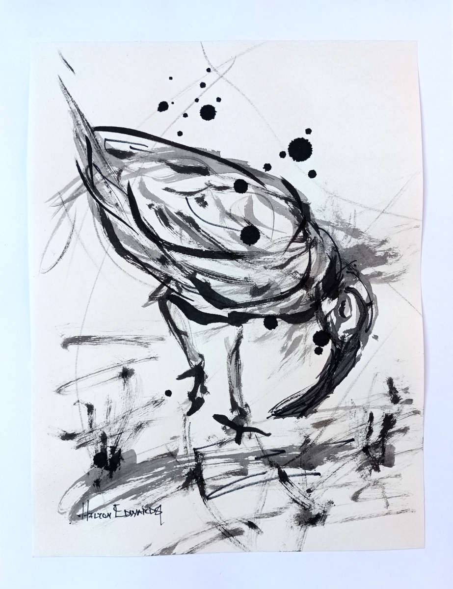 Hilton Edwards Abstract Art Painting - Hadeda