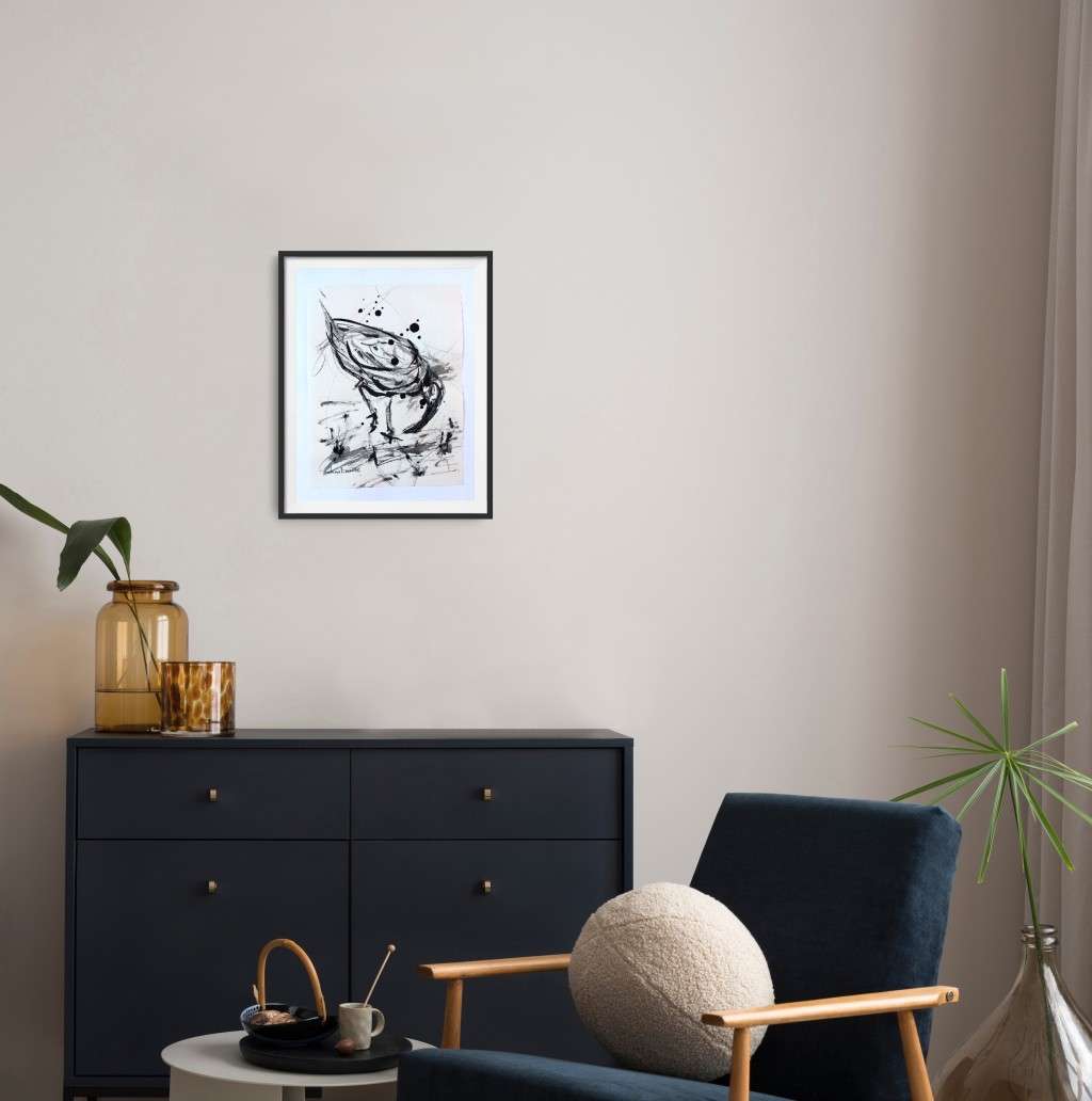 Hilton Edwards Abstract Art Painting - Hadeda