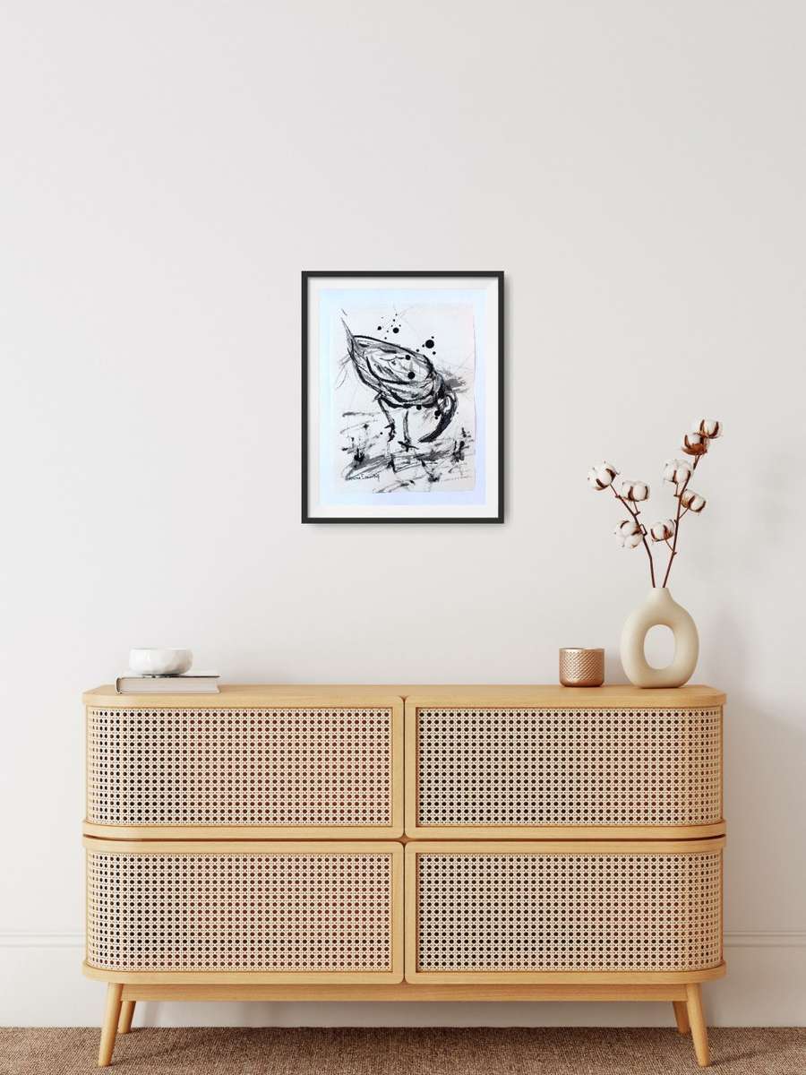 Hilton Edwards Abstract Art Painting - Hadeda