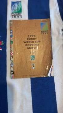 1995 RWC SHIRT and Opening Programme