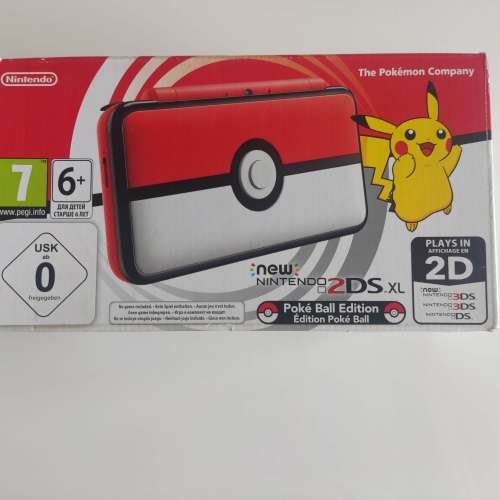 `New` Nintendo 2ds xl console Poké Ball Edition +box