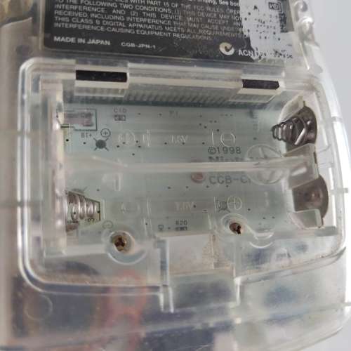 Gameboy Color console Nintendo