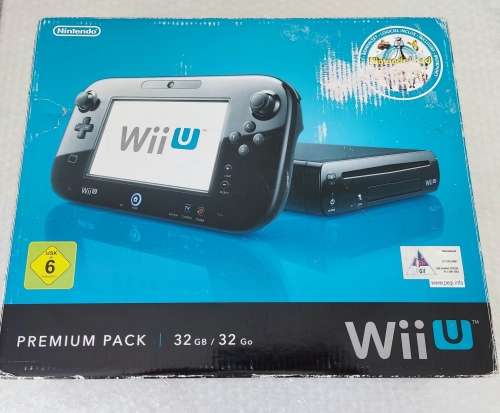 Nintendo Wii U console with games PAL region
