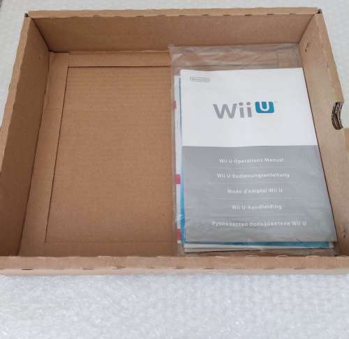 Nintendo Wii U console with games PAL region