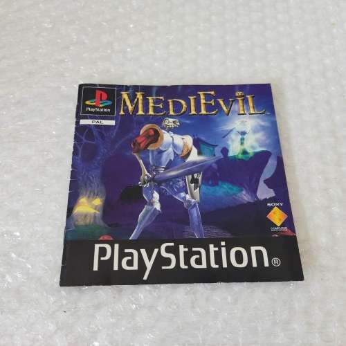 MediEvil playstation 1/Ps one game manual