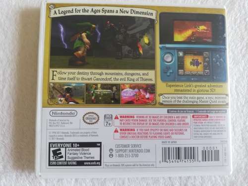 Nintendo 3ds Zelda Ocarina of time