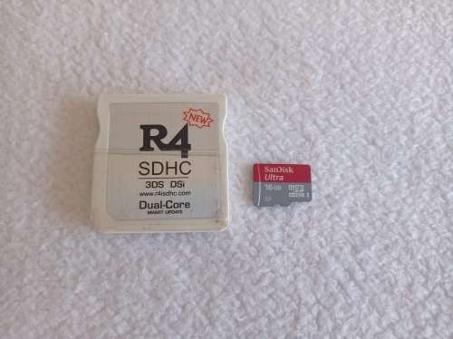 Nintendo Ds lite game console plus R4 card