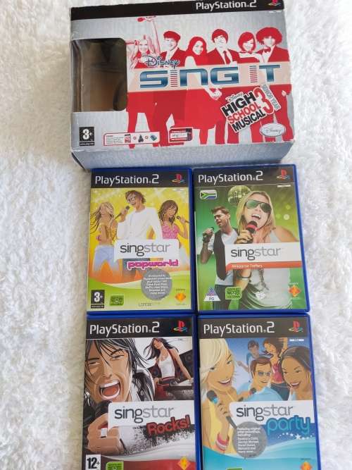 Playstation 2 singstar bundle