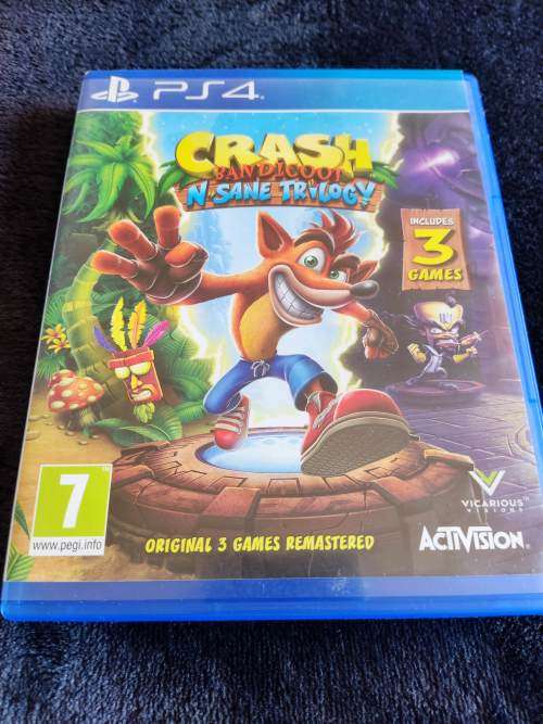 Playstation 4 game Crash Bandicoot N Sane Trilogy