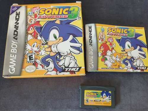 GAME BOY ADVANCE SONIC 3 advance
