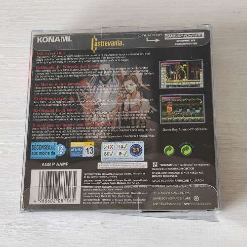 Gameboy Advance sp game Castlevania Circle of the Moon