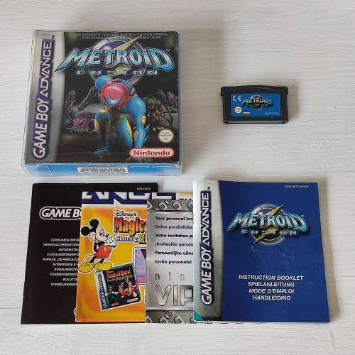 Metroid Fusion GBA gameboy advance game