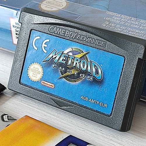Metroid Fusion GBA gameboy advance game
