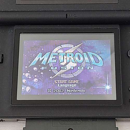 Metroid Fusion GBA gameboy advance game