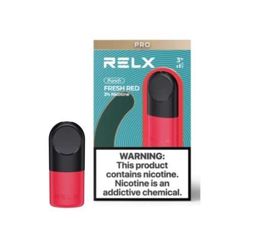 RELX Pod Pro-1 Pod Pack-Fresh Red-0mg/g