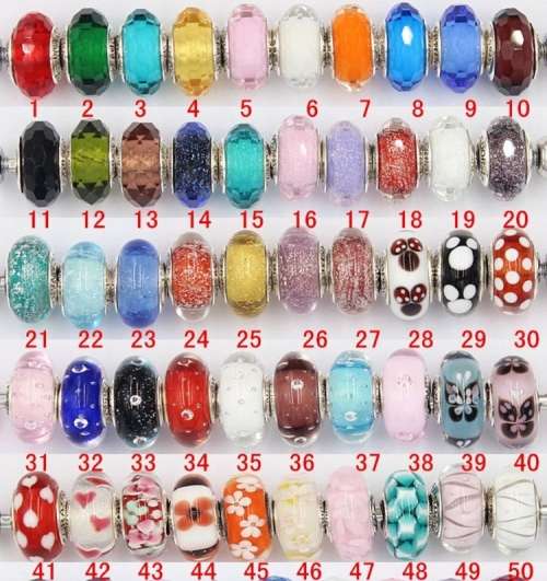 PANDORA Elements beads, glass beads new Special