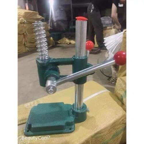 cover button hand preess machine