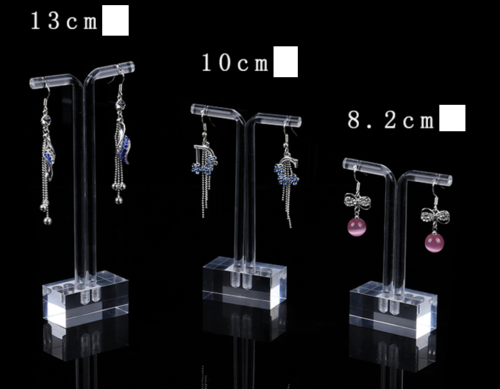 Jewelry earrings display stand set