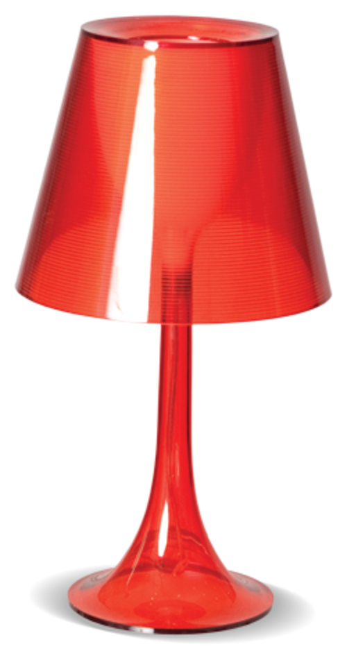 Red Perspex Lamp