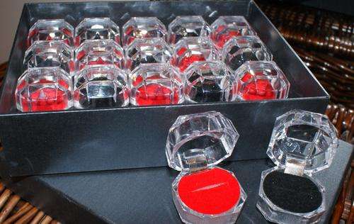 Perspex Ring Boxes (set of 24)