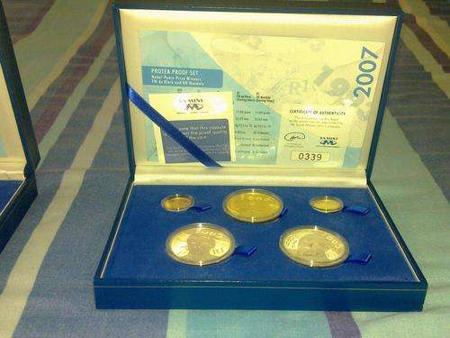 2007 Protea Proof Set - Mandela and de Klerk